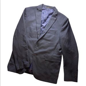 (NWOT)Zara- Blue Textured Suit Jacket, Size 44